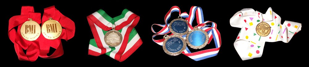 Medallas — BMI y festivales internacionales