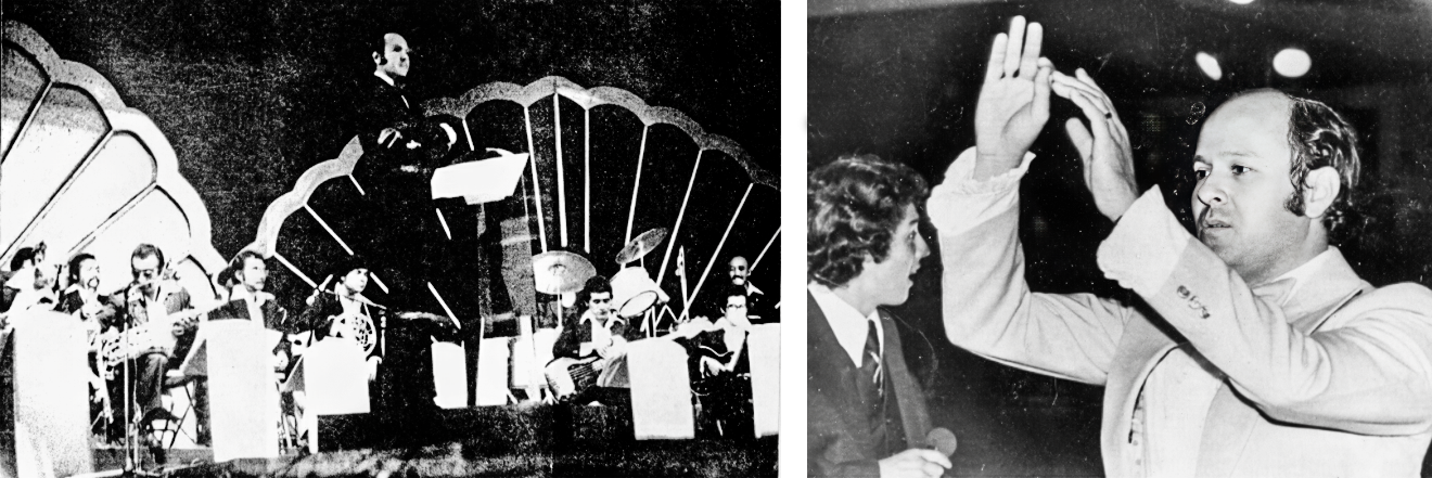 Luis Alva dirigiendo en el Festival de Ancón